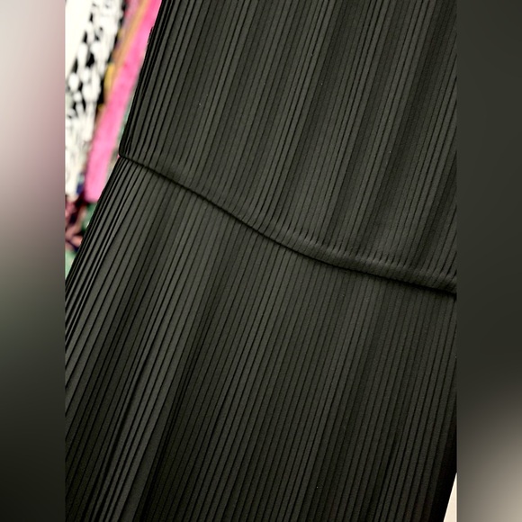 Black Chiffon Cocktail Dress Plus Size - Picture 3 of 8